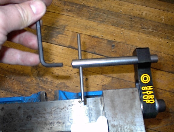 HARDSSTOP: fixing position (smaller) rod #2